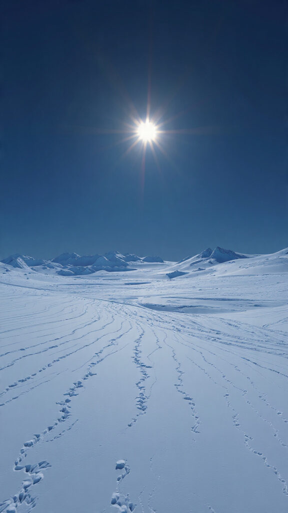 Inmensidad de la Meseta Antártica